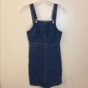 Madewell Denim Overall Dress XS